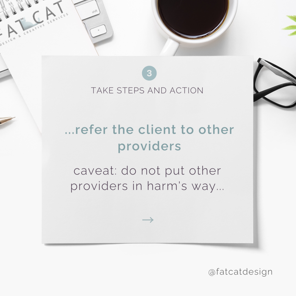Fat Cat Design article - how to prevent a toxic client relationship - 3 - take steps and actions in the event of toxic client behavior