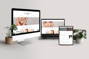 CollaJenn Aesthetics anti-aging services website redesign in Weebly
