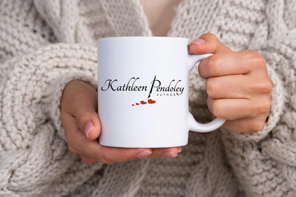 logo design for Romance Author Kathleen Pendoley