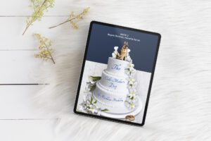 e-book cover design for romance author Kathleen Pendoley - "The Cake Maker's Dog"