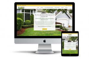 Green Horizons Landscaping and Property Maintenance - website redesign project