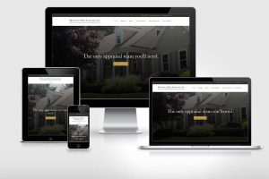 multiple screen displays for Massachusetts residential real estate appraisal firm website