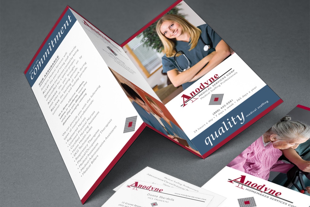 brochure and marketing collateral for Anodyne Corporation