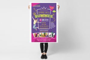 Stop Healthcare Violence Spring into Summer Health Care 11x17 flyer